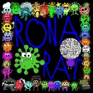 3″ Square “Rona Rat Ronas” Sticker