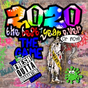 3″ Square “2020: The Best Year Ever (The Game)” Sticker