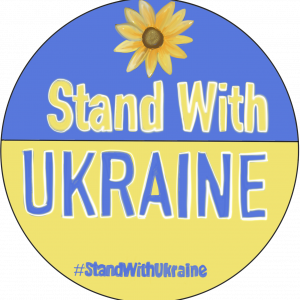 #StandWithUkraine (Standflower) Sticker
