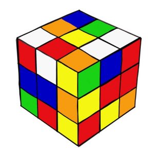 “Rubik’s Cube” Sticker