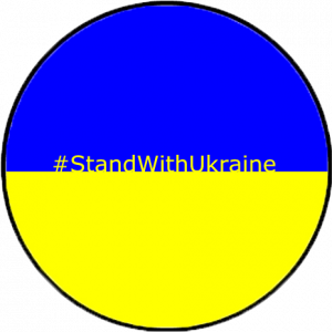 #StandWithUkraine (simple) Sticker
