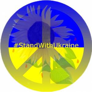 #StandWithUkraine (peaceflower) Sticker