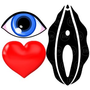 “I Heart Vagina” Sticker