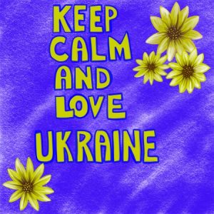 #StandWithUkraine (Keep Calm) Sticker