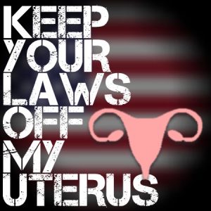 “Laws off my Uterus 004” Sticker