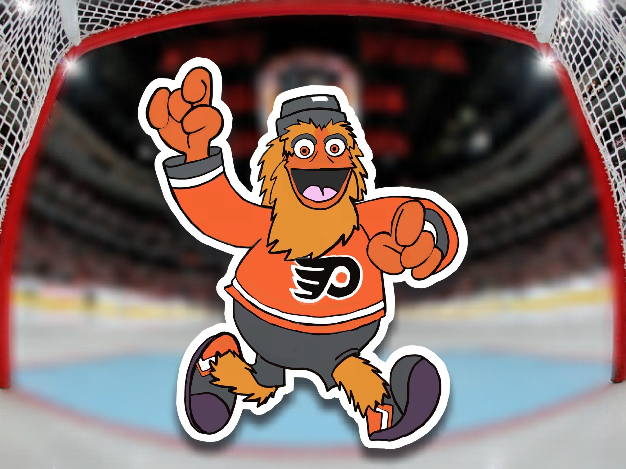 Philadelphia Flyers Mascot Sticker