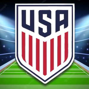 USA Mens Soccer Sticker