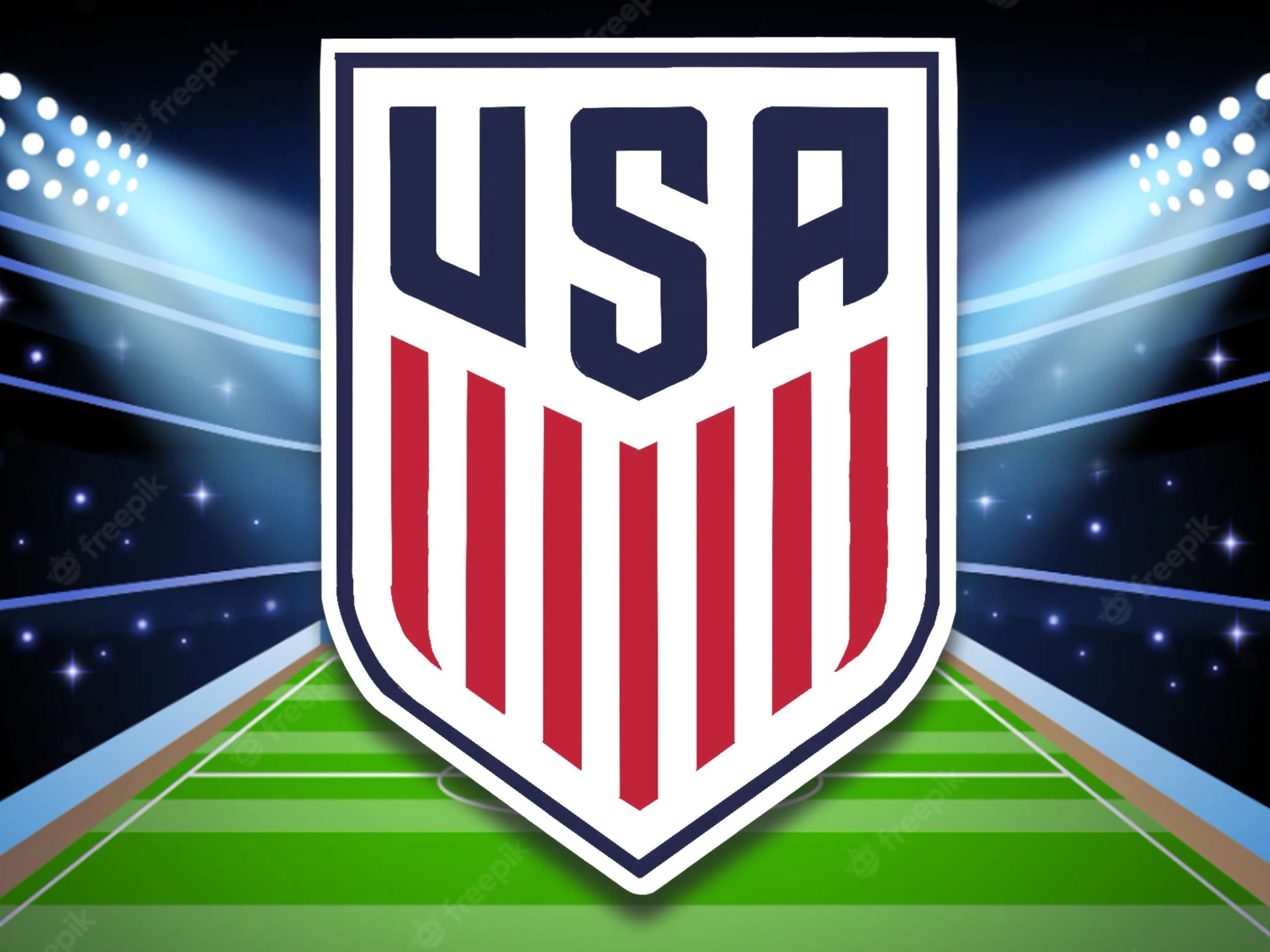 USA Mens Soccer Sticker